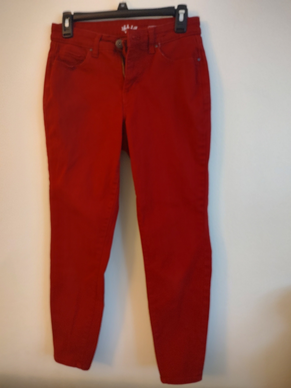 Style & Co. Red Skinny Pants